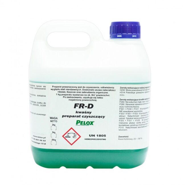 Środek czyszczący Pelox FR-D - kwaśny 2kg (KR4784) - zdjecie numer 1