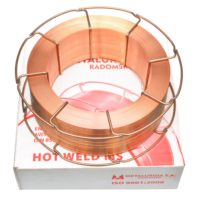Drut do spawania SG3 1,0/15kg HOT WELD MS METALURGIA (M0081) - zdjecie numer 1