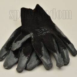 Rękawice robocze dziane bawełniane powlekane latexem nr 9 (W0465) - zdjecie numer 1