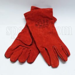 Rękawice spawalnicze termiczne czerwone (W0475) - zdjecie numer 1