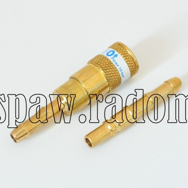 Szybkozłączka śródwężowa do tlenu/powietrza SZW-O (KR5249) - zdjecie numer 3