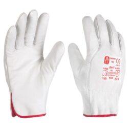 Rękawice robocze ze skóry DRIVER TEC nr 9 (IM6602) - zdjecie numer 1