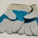 Rękawice robocze wzmocnione skórą dwoiną (W0470) - zdjecie numer 2