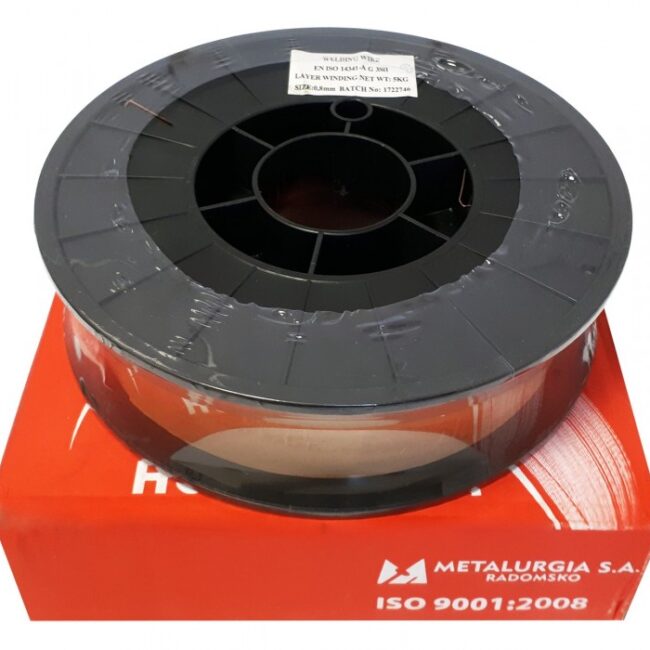 Drut do spawania SG2 0,8/5kg HOT WELD M METALURGIA (M0073) - zdjecie numer 1