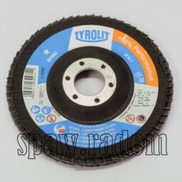Ściernica lamelkowa fi 125x22 gr 120 metal/inox Basic TYROLIT (T0012) - zdjecie numer 1