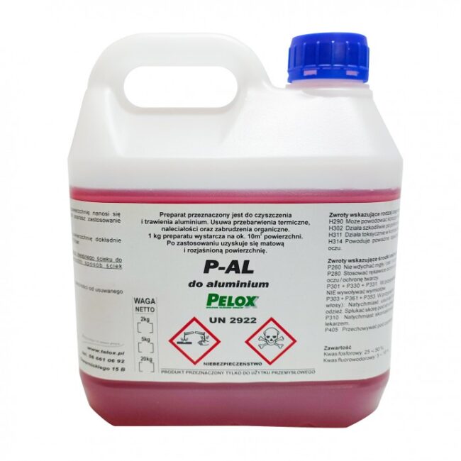 Środek trawiący do aluminium Pelox P-AL 2kg (KR4785) - zdjecie numer 1