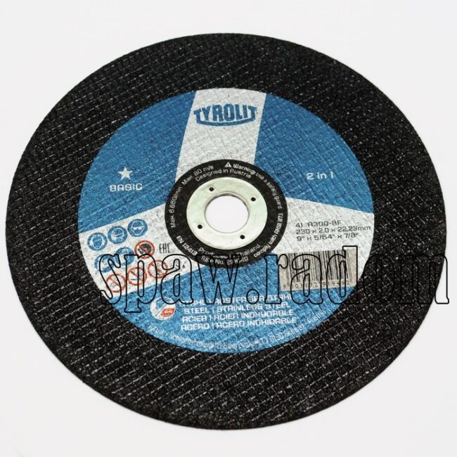 Tarcza do cięcia 230x2,0 metal/inox TYROLIT (T0010) - zdjecie numer 1