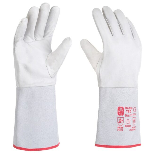 Rękawice ochronne spawalnicze MANU TEC nr 10 (IM6603) - zdjecie numer 1
