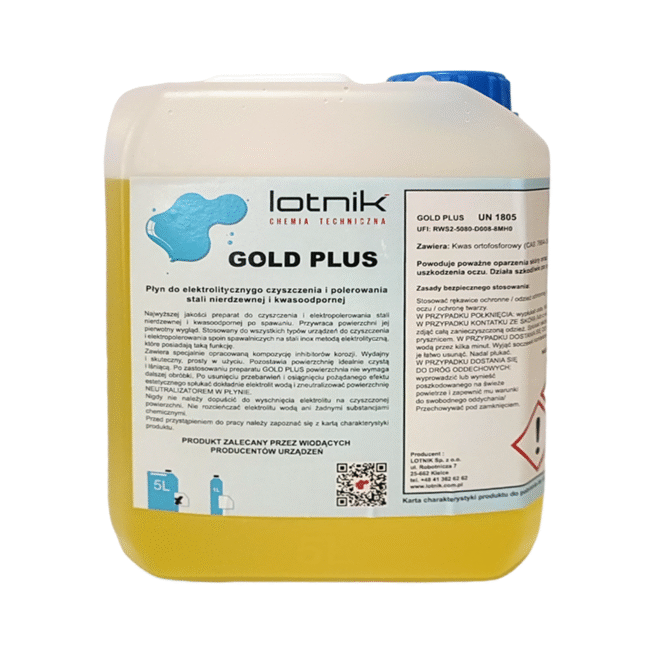 Kwas elektrolityczny GOLD PLUS 5l (IM1243) - zdjecie numer 1