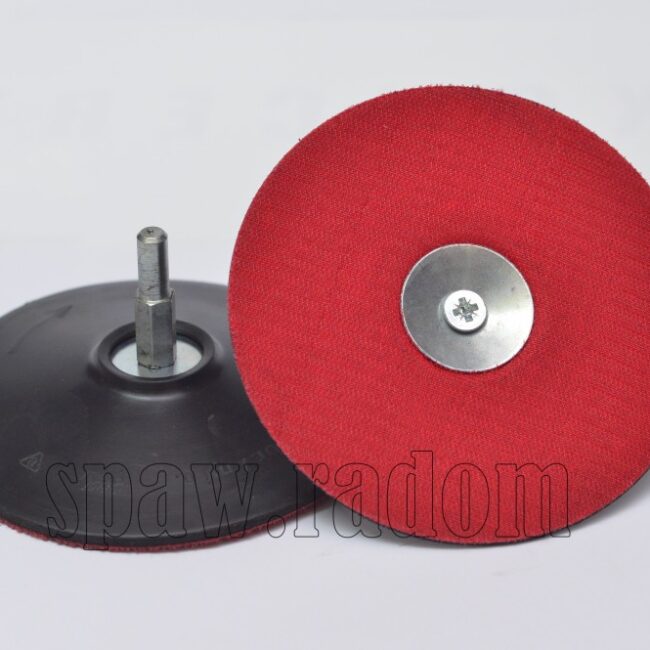 Dysk na rzep na trzpieniu fi 125 (IM0995) - zdjecie numer 1