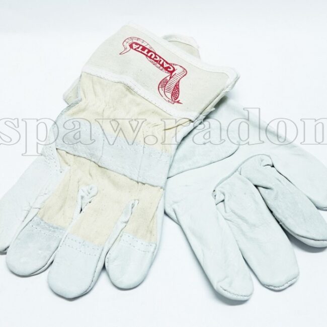 Rękawice robocze wzmacniane skóra bydlęcą lico CALCUTTA nr 10 (IM6398) - zdjecie numer 1