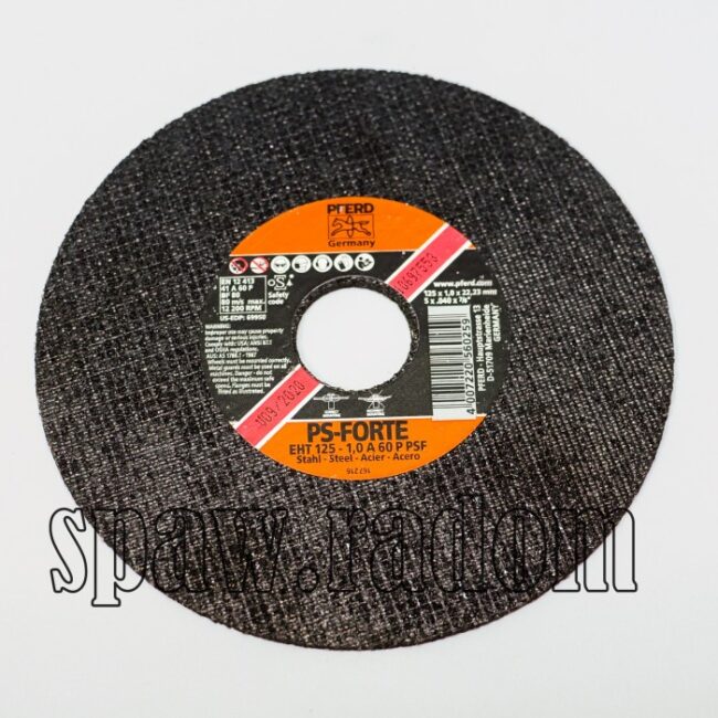 Tarcza do cięcia metalu 125x1,0 A60P PS-FORTE PFERD (PF0002) - zdjecie numer 1