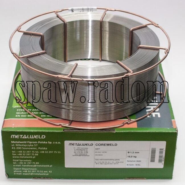 Drut proszkowy do napawania Coreweld A450R fi 1,2/15kg METALWELD (M6237) - zdjecie numer 1