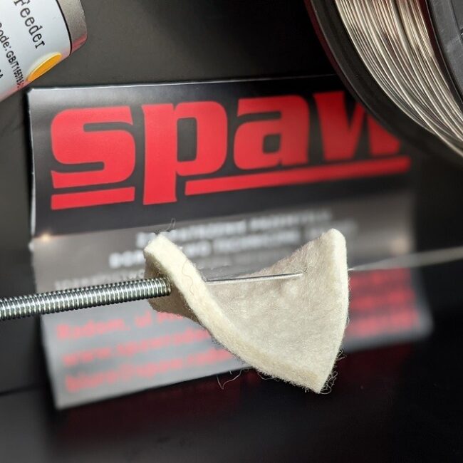 Czyścik filc biały do drutu aluminiowego BINZEL (B9856) - zdjecie numer 3