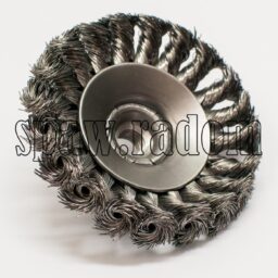 Szczotka tarczowo - kątowa fi 100 na gwint M14 (S0022) - zdjecie numer 2