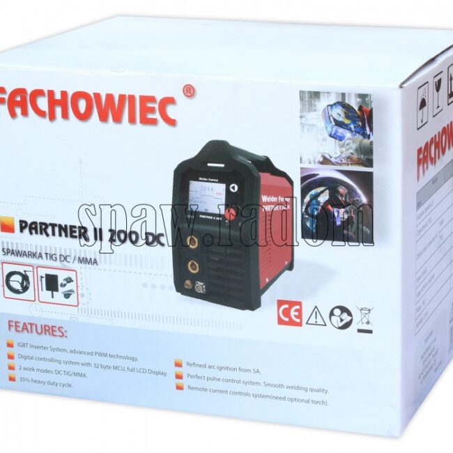200A Urządzenie inwertorowe PARTNER II TIG 200 DC IGBT WELDER FANTASY (WF8741) - zdjecie numer 9