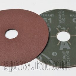 Krążek fibra CS 561 fi 125 x 22 stal gr 100 KLINGSPOR (K0258) - zdjecie numer 1