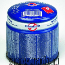 Kartusz przebijany z gazem propan - 190g z zaworkiem bezpieczeństwa (M0231) - zdjecie numer 1