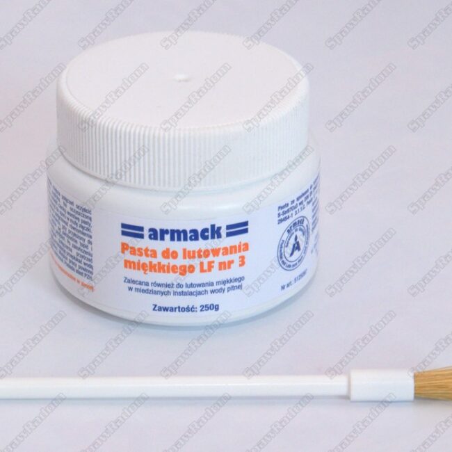 Pasta do lutowania LF Nr 3 + pędzel 250g (AM0029) - zdjecie numer 1
