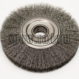 Szczotka tarczowa stalowa fi 200 z otworem (S0026) - zdjecie numer 1