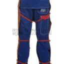 Spodnie spawalnicze skórzane z otwartym tyłem Lava Brown (W0529) - zdjecie numer 2