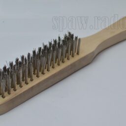 Szczotka druciana 4 rzędowa ze stali nierdzewnej (ALWP8406) - zdjecie numer 1