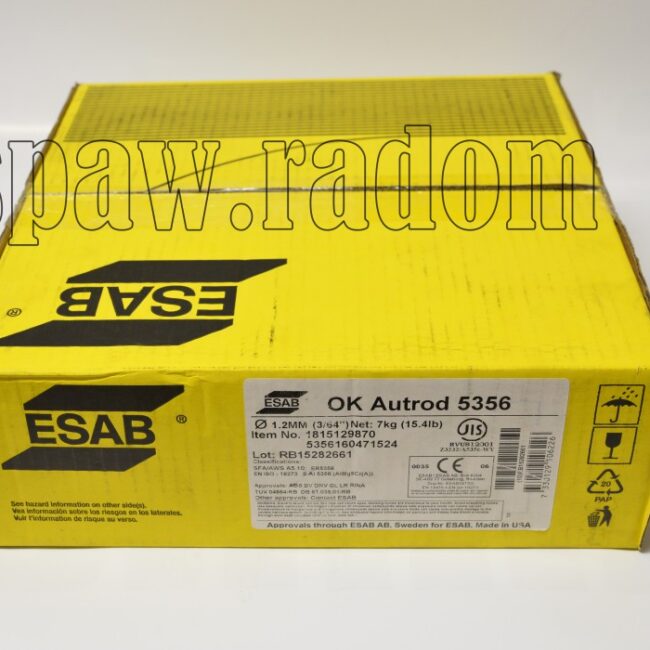 Drut do spawania OK AUTROD 5356 AlMg5 fi 1,2/7kg ESAB (ESAB2287) - zdjecie numer 1