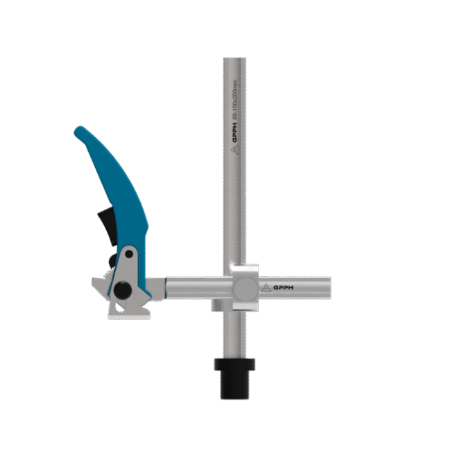 Zacisk mocujący z dźwignią i regulowanym wysięgiem GPPH (GP0083) - zdjecie numer 1