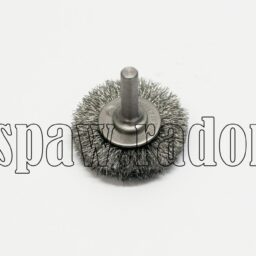 Szczotka tarczowa stalowa fi 40 na trzpieniu fi 6 (S0011) - zdjecie numer 1