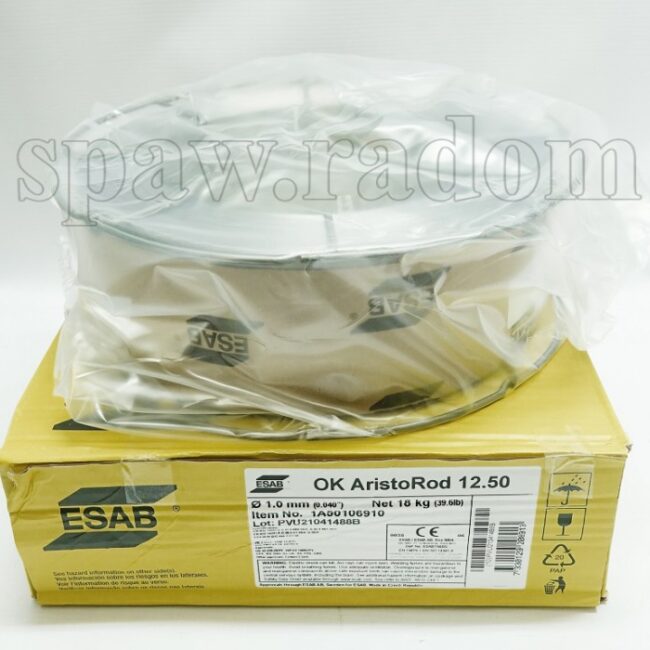 Drut do spawania SG2 OK AristoRod 12.50 1,0/18kg (niemiedziowany) ESAB (ESAB6547) - zdjecie numer 1