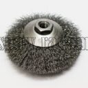 Szczotka tarczowo - kątowa fi 120 na gwint M14 (S0021) - zdjecie numer 1
