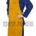 Skórzany fartuch spawalniczy z dwoiny bydlęcej 60cm x 107cm Golden Brown (W0094) - zdjecie numer 2