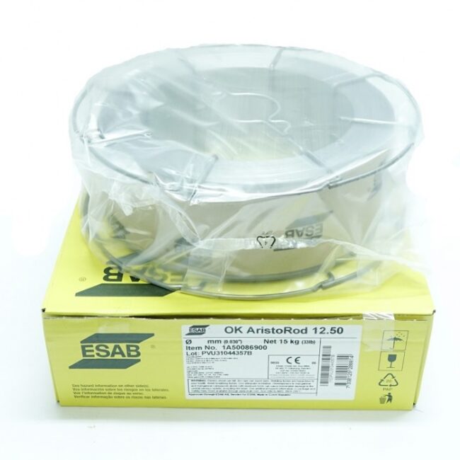 Drut do spawania SG2 OK AristoRod 12.50 0,8/15kg (niemiedziowany) ESAB (ESAB3648) - zdjecie numer 1