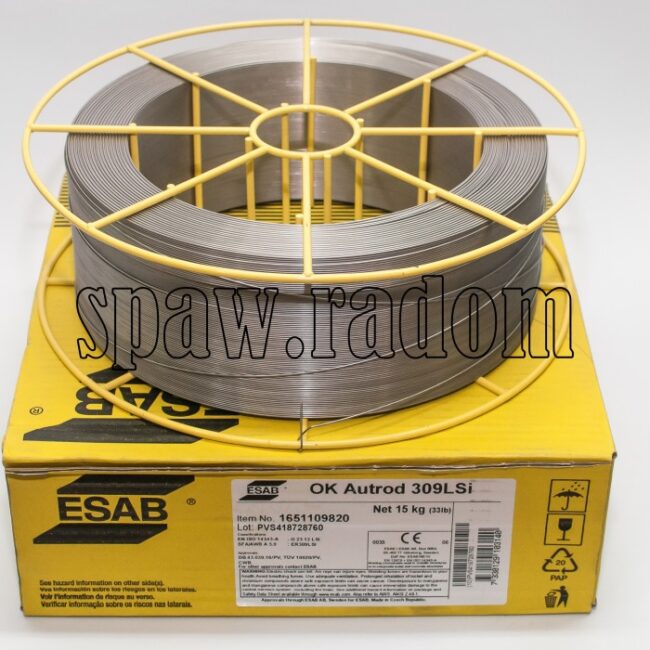 Drut do spawania OK AUTROD 309LSi fi 1,0/15kg ESAB (ESAB2266) - zdjecie numer 1