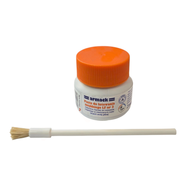 Pasta do lutowania LF Nr 3 + pędzel 100g (AM0028) - zdjecie numer 1