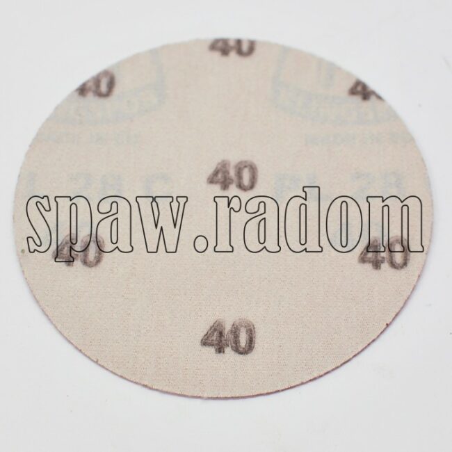 Krążek ścierny na rzep fi 125 PL 28CK S0 drewno gr 40 KLINGSPOR (K0120) - zdjecie numer 2