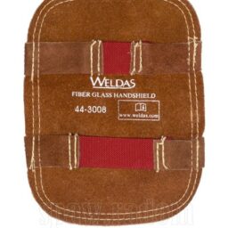 Aluminizowana osłona z włókna szklanego na rękę odbijająca wysoką temperaturę, skóra od wewnątrz (W0101) - zdjecie numer 2