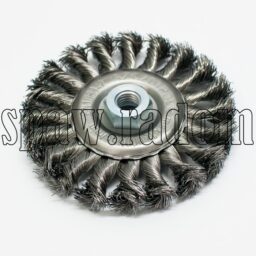 Szczotka tarczowa stalowa fi 120 z gwintem M14 (S0019) - zdjecie numer 1