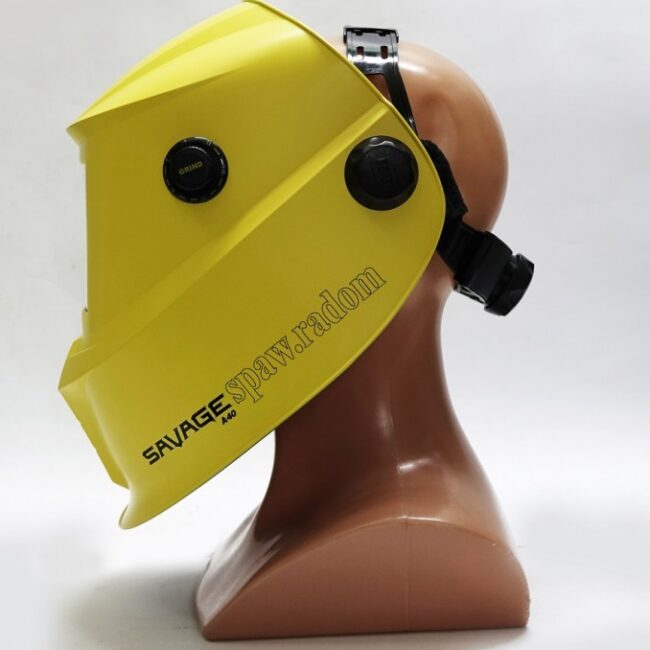 Przyłbica automatyczna SAVAGE A40 4/9-13 żółta (wymienna bateria) (ESAB6956) - zdjecie numer 3