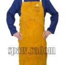 Skórzany fartuch spawalniczy z dwoiny bydlęcej 60cm x 107cm Golden Brown (W0094) - zdjecie numer 1