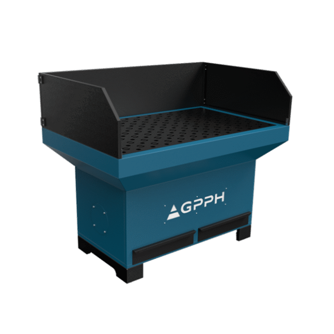 Stanowisko szlifiersko-spawalnicze - podstawa z osłonami (GP0032) - zdjecie numer 3