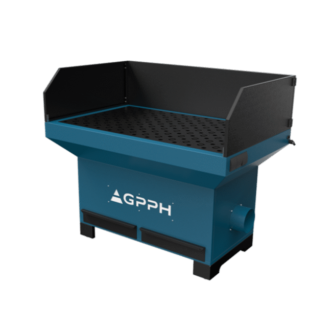 Stanowisko szlifiersko-spawalnicze - podstawa z osłonami (GP0032) - zdjecie numer 1