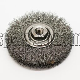 Szczotka tarczowa stalowa fi 110 z gwintem M14 (S0010) - zdjecie numer 1