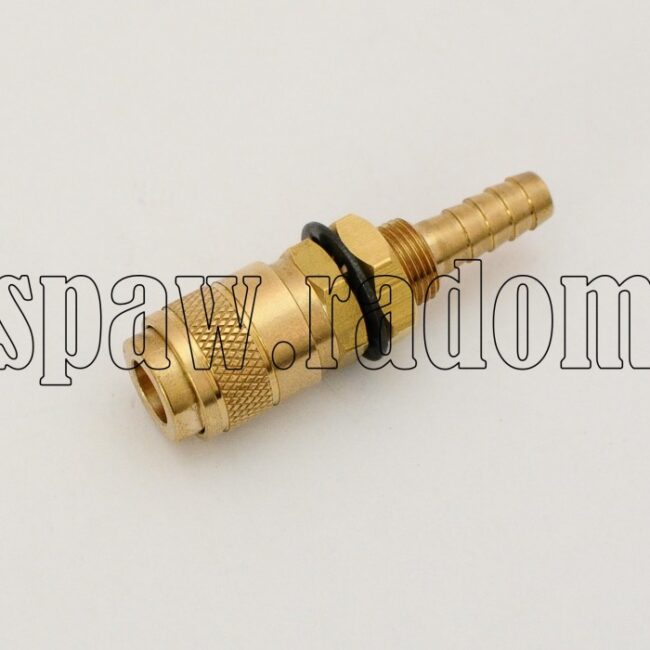 Gniazdo szybkozłącza TYP21 do przegrody na wąż 10mm kolor neutralny (NV9858) - zdjecie numer 1