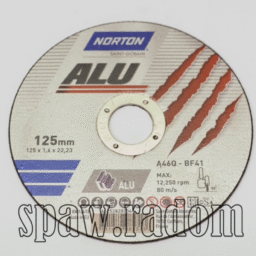 Tarcze do cięcia aluminium 125x1.0x22.23 NORTON (N6996) zestaw 10szt. + 1szt gratis - zdjecie numer 1