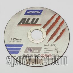 Tarcza do cięcia aluminium 125x1.6x22.23 NORTON (N1244) - zdjecie numer 1