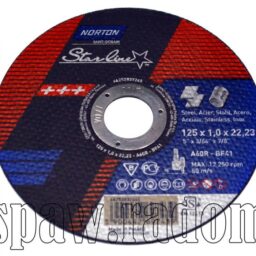 Tarcza do cięcia metal/inox Starline 125 x 1.0 x 22.23 NORTON (N0038) - zdjecie numer 1