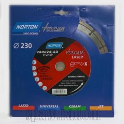 Tarcza diamentowa do betonu Vulcan Laser 230 x 22,23 NORTON (N0103) - zdjecie numer 2