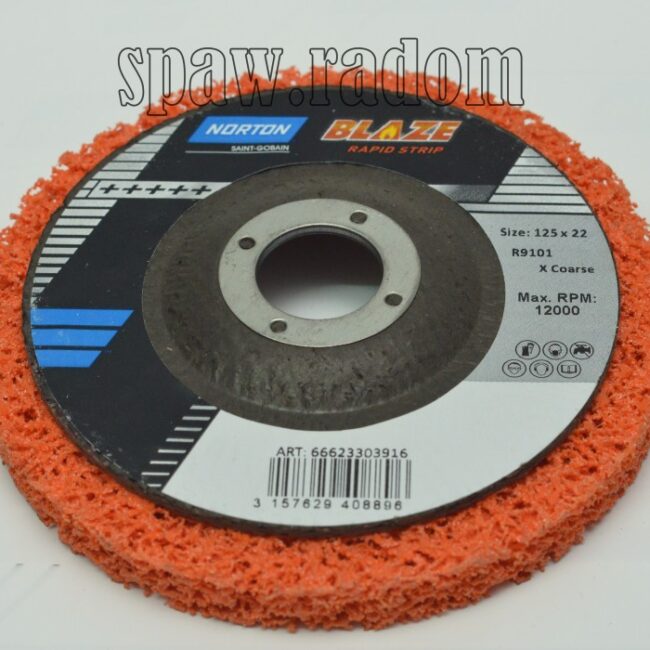 Krążek zdzierakowy BLAZE RAPID STRIP 125x22 (N0700) - zdjecie numer 1