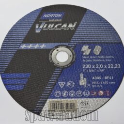 Tarcza do cięcia metal/inox Vulcan 230x2.0x22.23 NORTON (N0055) - zdjecie numer 1